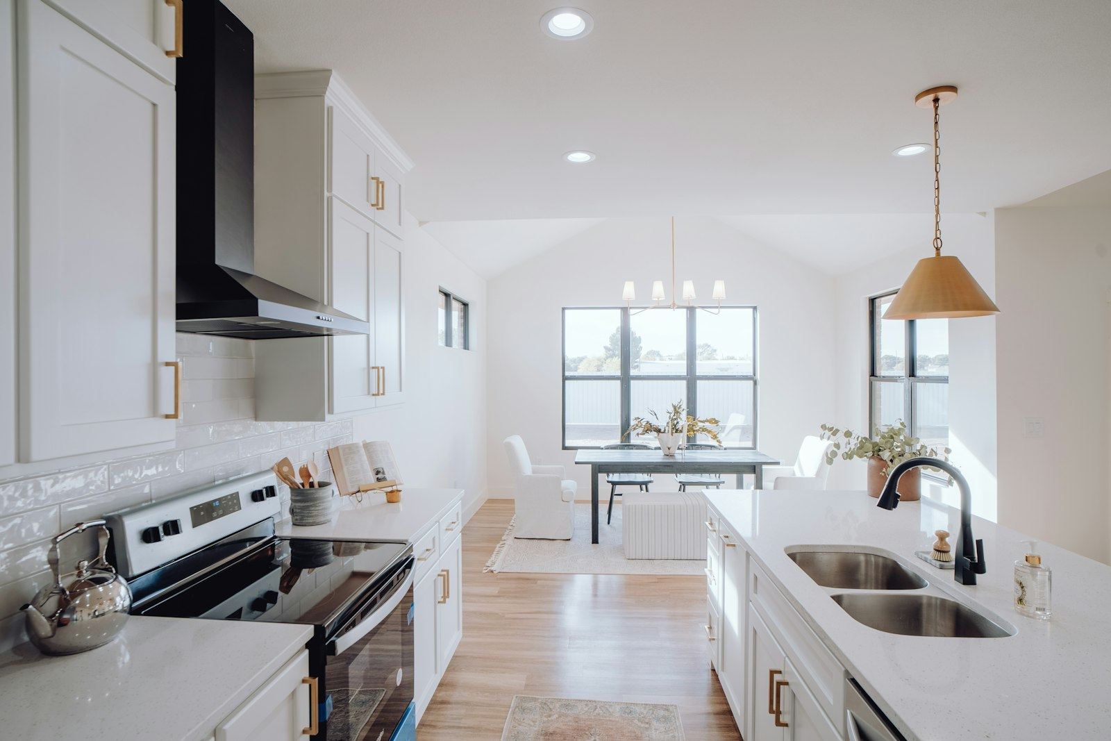 Communal kitchen in a shared house